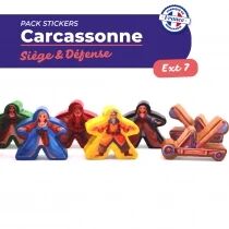 Carcassonne Si&egrave;ge & D&eacute;fense : Pack de Stickers