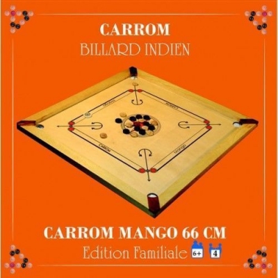 Billard indien - Carrom Mango 83 cm