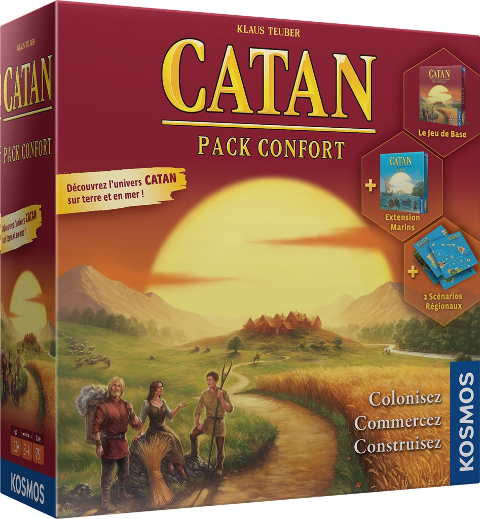 Catan - Pack Confort - Jeu de Plateau - Acheter sur