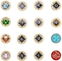 Chaos Tokens & Token Bag (Horreur &agrave; Arkham JCE)