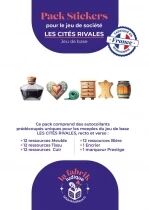 Cités Rivales : Pack de Stickers