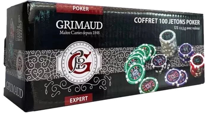 Boite de Coffret 100 Jetons Poker 11,5g