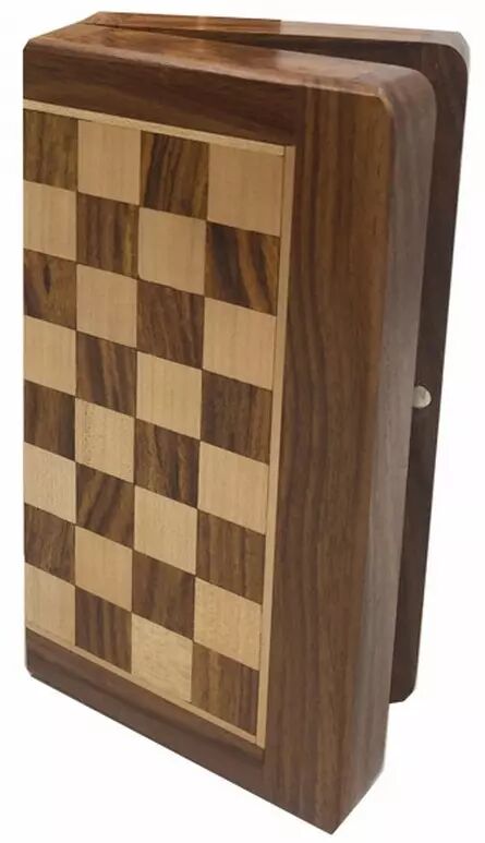 Ajuny Jeu d'échecs magnétique en bois avec pièces d'échecs - Plateau de jeu  pliable avec rangement - Cadeaux pour la famille - 17,8 x 17,8 cm :  : Jeux et Jouets