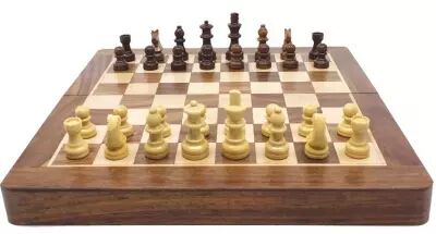 Jeu d'échecs pliable magnétique - 25 cm