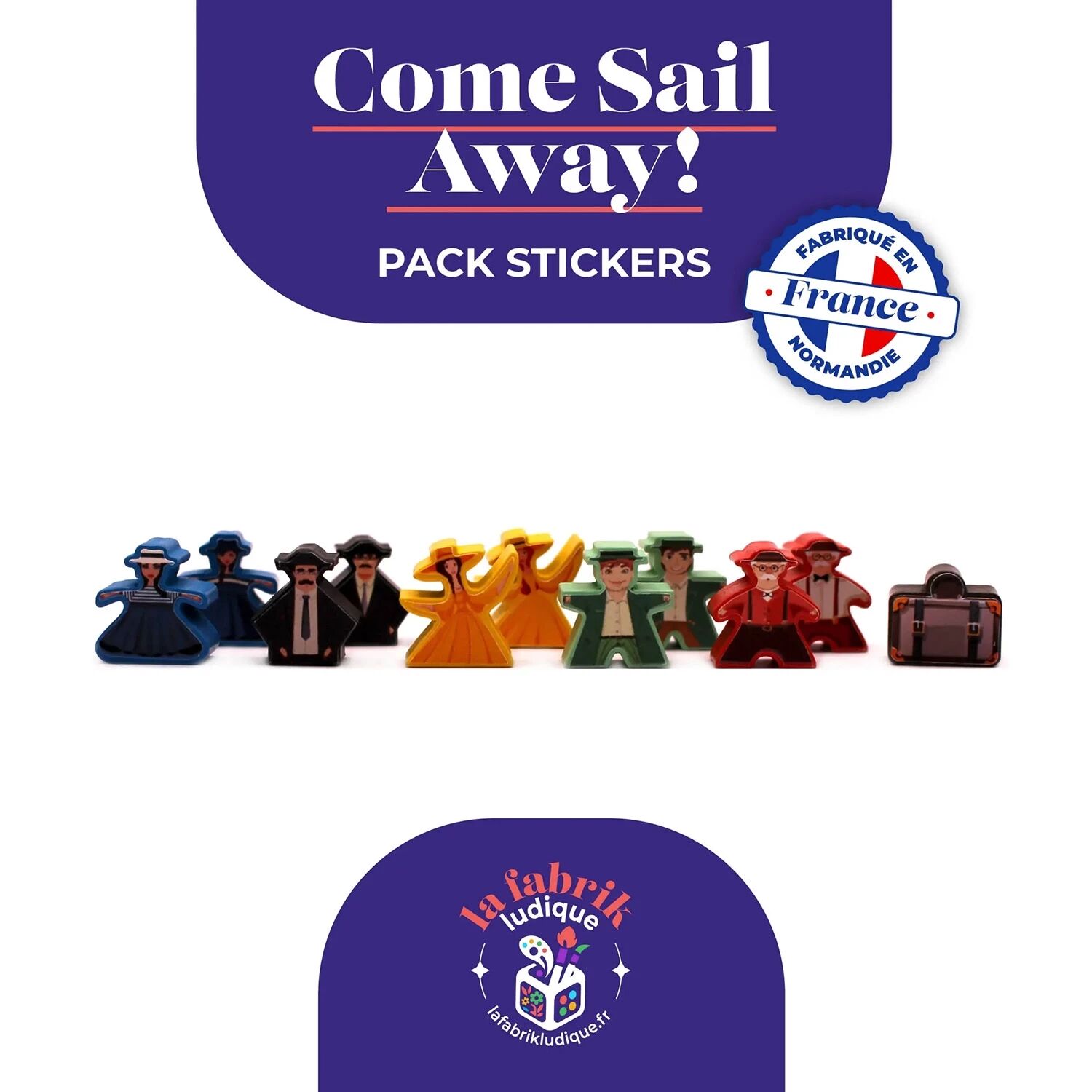 Boite de Come Sail Away : Pack de Stickers