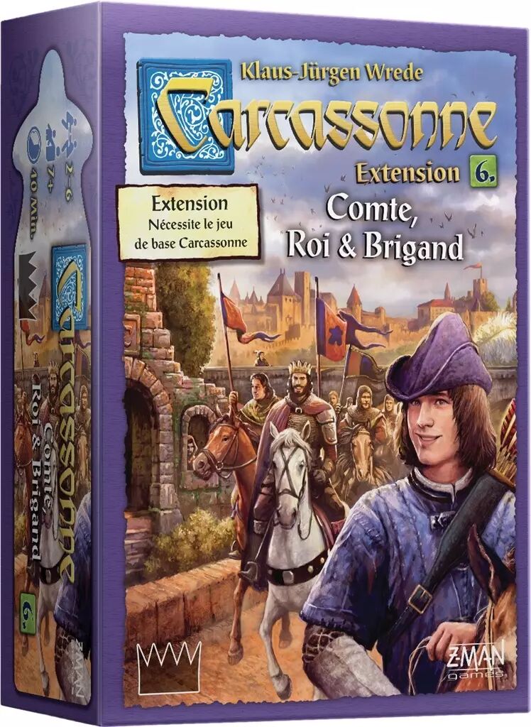 Z-Man Games - Carcassonne - Extension 1 Auberges & Cathédrales - Jeu de  société - À partir de 7 ans - 2 à 6 joueurs - 40 minutes