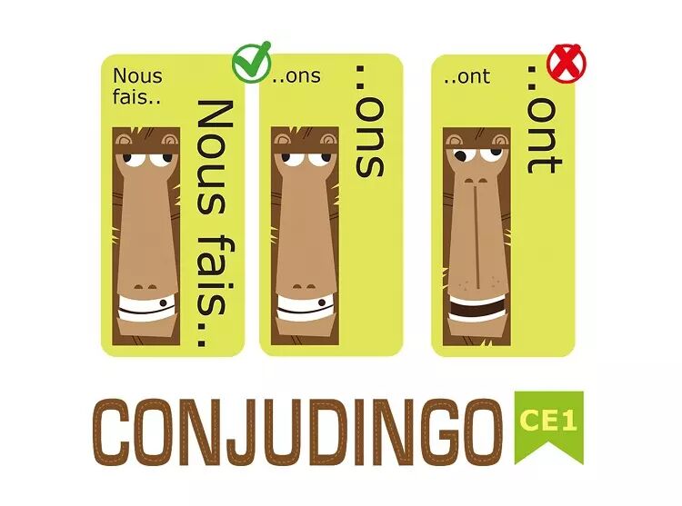 Conjudingo CE1 - Jeux Educatifs Aritma - Boutique Esprit Jeu