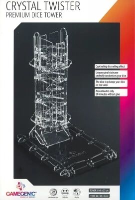 Crystal Twister Premium Dice Tower