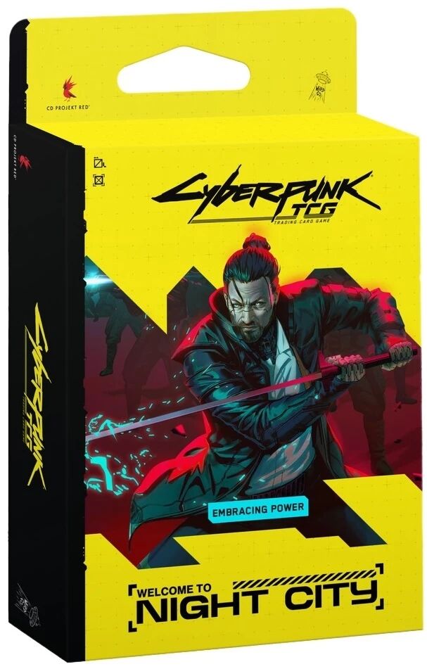 Boite de Cyberpunk JCC - Starter Deck Embracing Power - Welcome To Night City