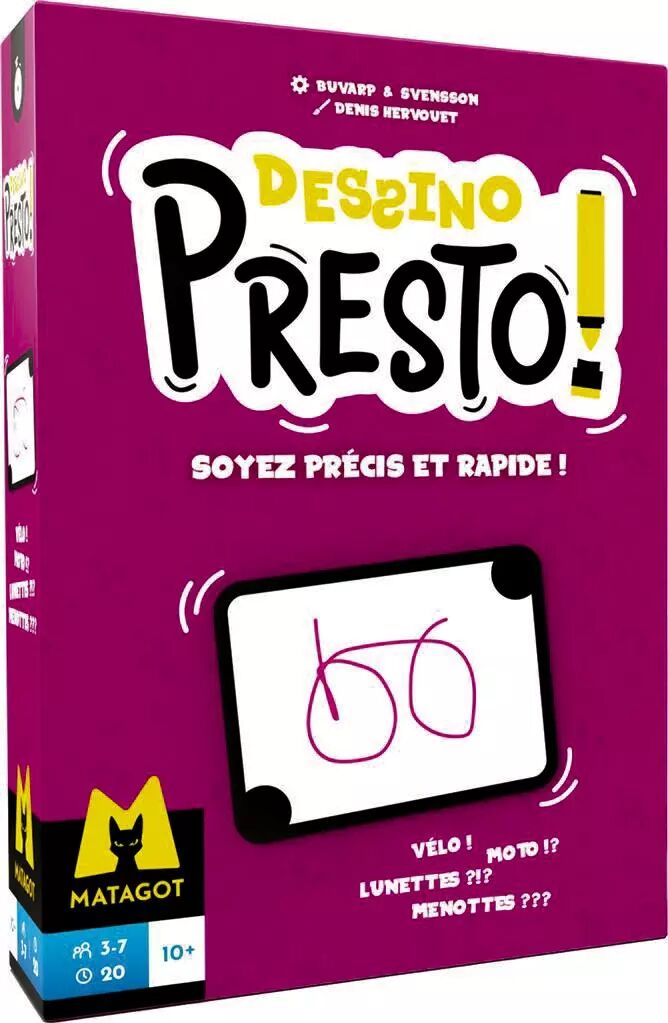 Dessino Presto - Soyez précis et rapide - Jeu d'ambiance 