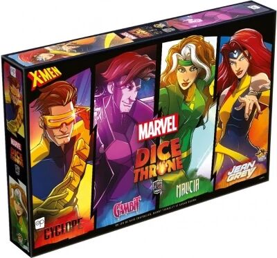 Dice Throne Marvel - Cyclope, Gambit, Malicia, Jean Grey