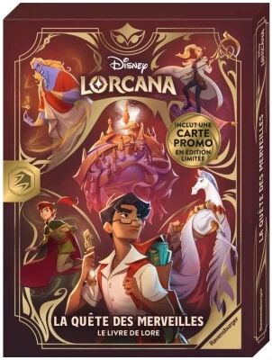 Disney Lorcana - La Qu�te des Merveilles : le Livre de Lore