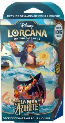 Disney Lorcana 6�me Chapitre - Deck de D�marrage Jim Hawkins et Tigrou