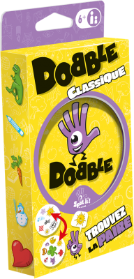Asmodee Jeu de cartes Dobble Kids Boîte métal ronde Asmodée De 2 à 5 joueurs 4 ans+ 