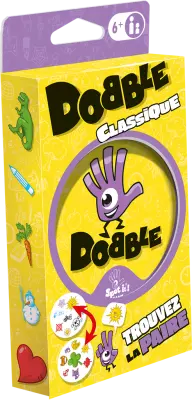 Asmodee Jeu de cartes Dobble Kids Boîte métal ronde Asmodée De 2 à 5 joueurs 4 ans+ 