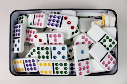 Enfants et adultes Tactics jeu Jeu de société Domino double 9 