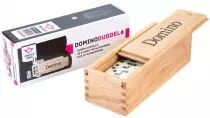 Dominos Double 6 avec pivots - Boîte bois