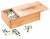 Dominos Double 9 avec pivot - Boîte bois