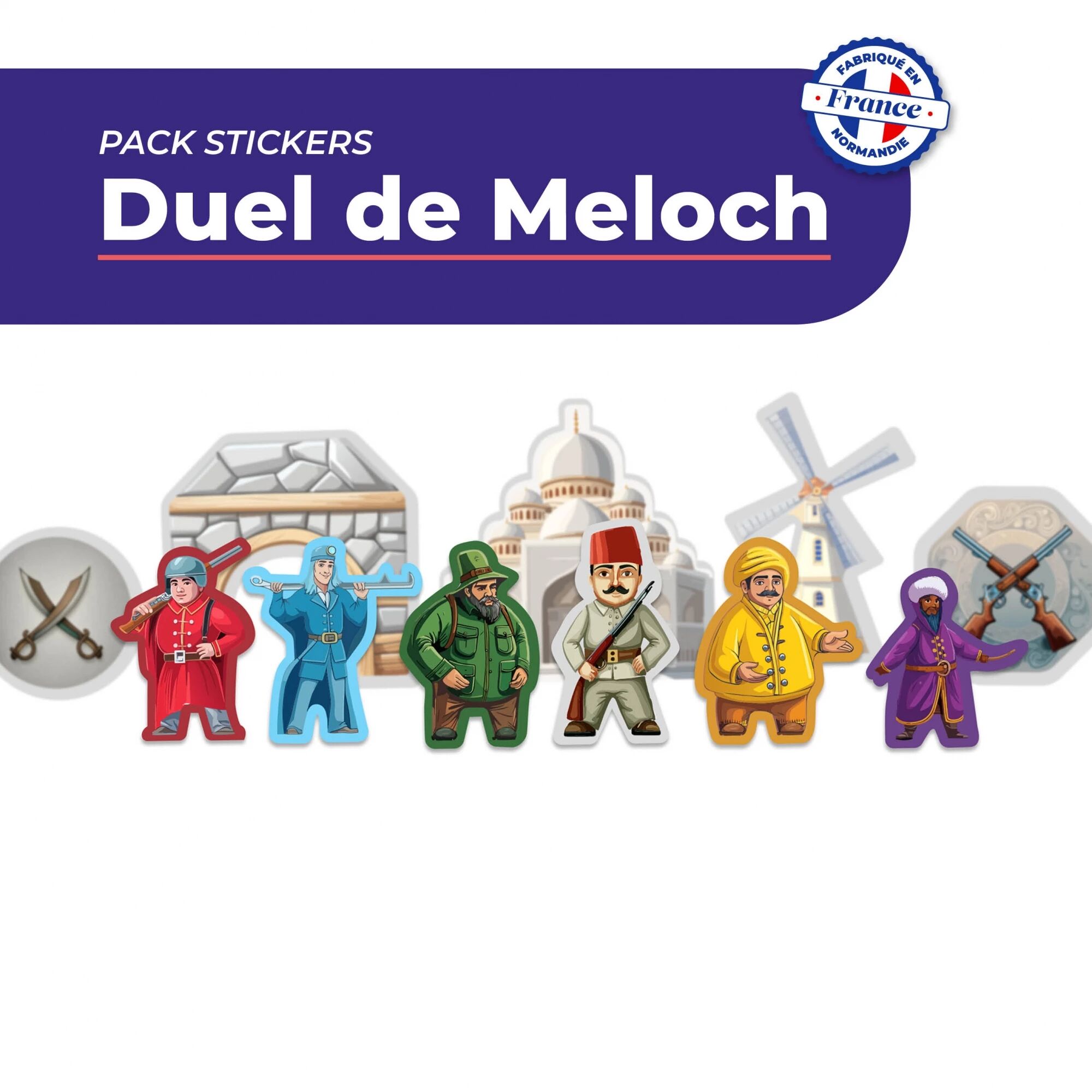 Boite de Duel de Meloch : Pack de Stickers