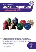 Dune Imperium L\'av&egrave;nement d\'Ix : Pack de Stickers [Fiche type]