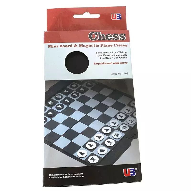 Jeu échecs mini jeux de société voyage aimanté plastique