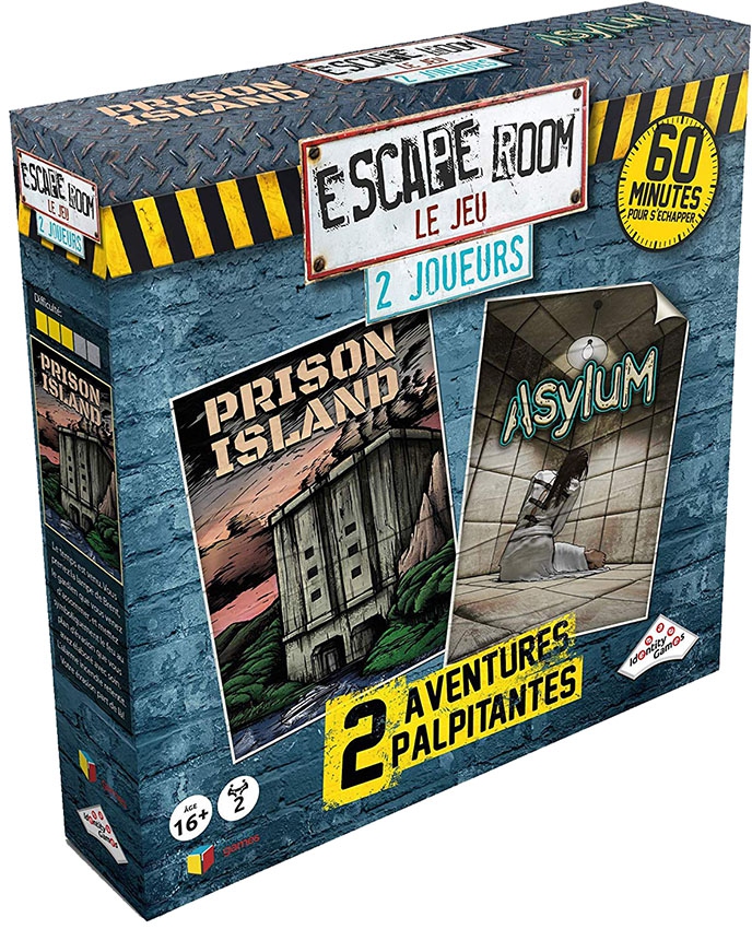 Escape Room Le Jeu - 2 Joueurs - Prison Island - Asylum