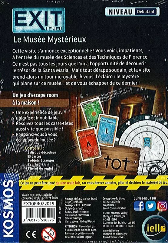 Escape Game - Le musée mystérieux