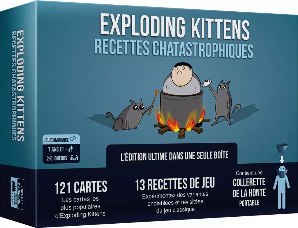 Exploding Kitten - Recettes Chatastrophiques - Jeu de Cartes - Boutique  Espritje