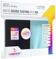 Gamegenic 100x(66x91mm) + 100x(64x89mm) Standard Matte Double Sleeves