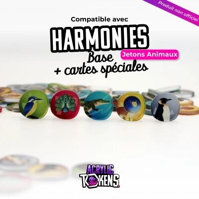 Harmonies : Pack de Jetons Acryliques
