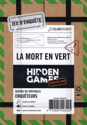 Hidden Games 3 : La Mort en Vert