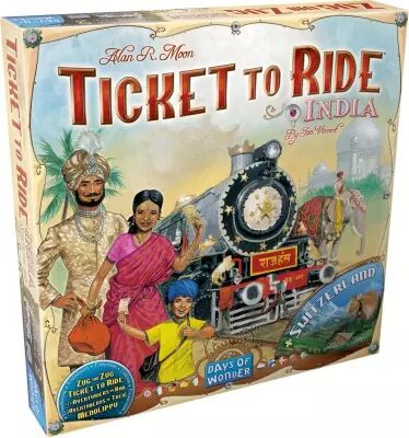 Inde & Suisse (Ext. Les Aventuriers du Rail)