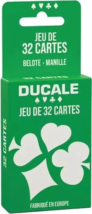 Boite de Jeu de 32 Cartes Belote - Ducale
