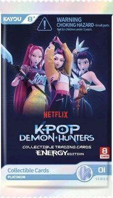 K-Pop Demon Hunters (S�rie Energy) - Display de 12 Boosters - KAYOU