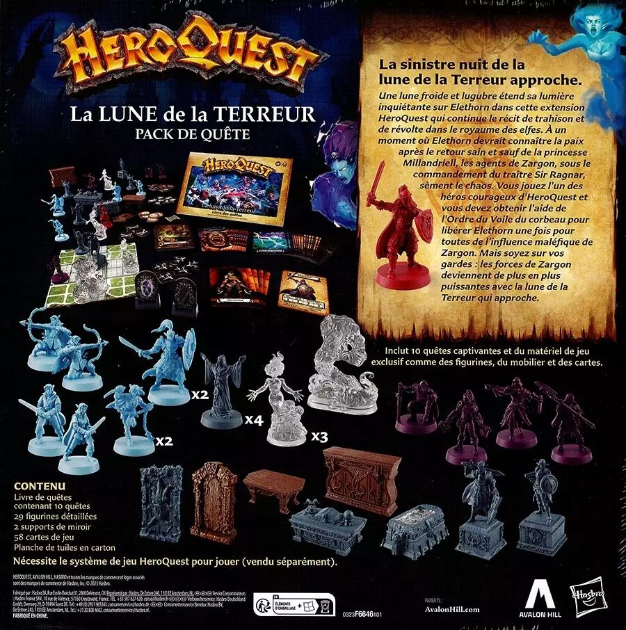 La Lune de la Terreur - Extension HeroQuest VF - Boutique Esprit Jeu