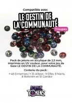 Le Destin de la Communaut&eacute; : Pack de Jetons Acryliques