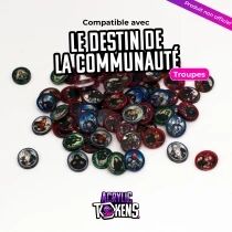 Le Destin de la Communaut&eacute; : Pack de Jetons Acryliques