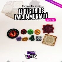 Le Destin de la Communaut&eacute; - Tokens : Pack de Jetons Acryliques