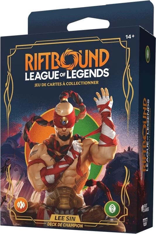 Boite de Lee Sin - Riftbound - Deck de Champion