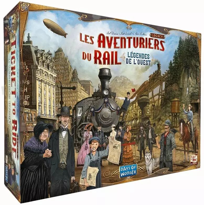 LES AVENTURIERS DU RAIL - JEU DE BASE (FRANÇAIS)