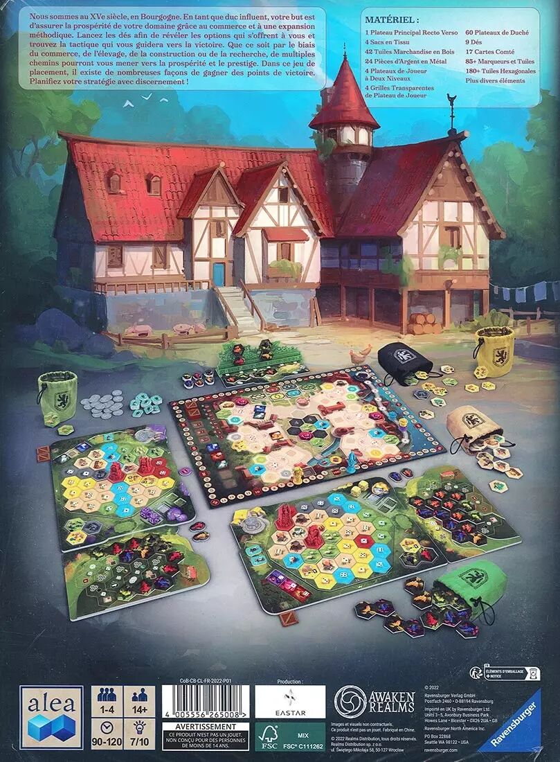 Châteaux de Bourgogne - Edition Deluxe, Jeux adultes, Jeux de société, Produits