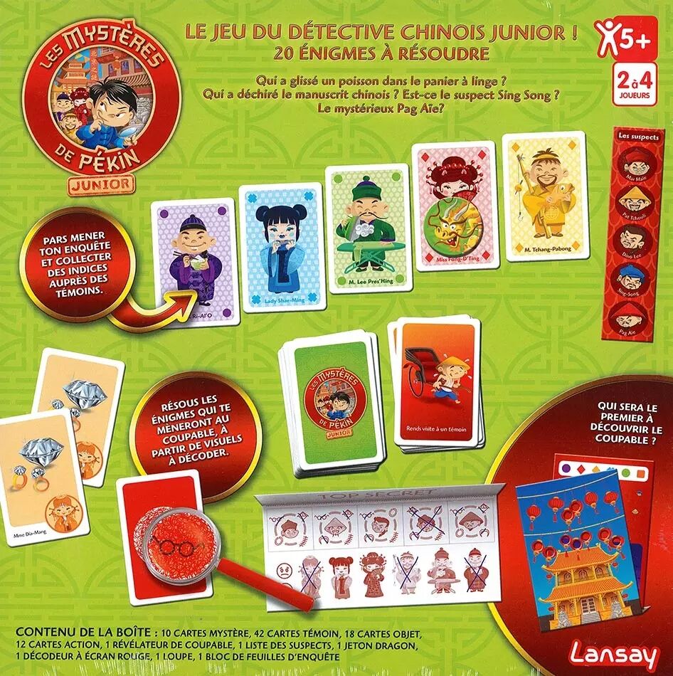 Les Mystères de Pékin Junior - Le Jeu du Détective Chinois - Boutique  Esprit Jeu