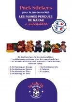 Les Ruines Perdues de Narak : Pack de Stickers