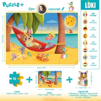 Loki à la Plage - Puzzle +