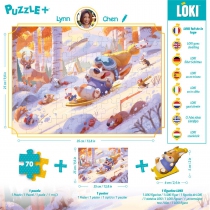 Loki fait de la Luge - Puzzle +