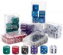 Lot de 6 x 6 D&eacute;s Color&eacute;s