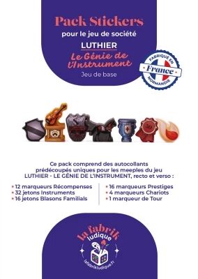 Luthier : Pack de Stickers