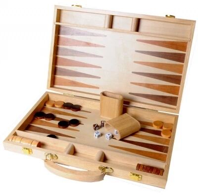 Mallette Backgammon en Bois avec poign�e