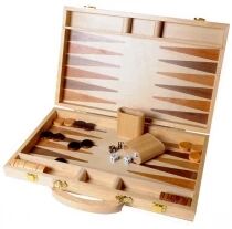 Mallette Backgammon en Bois avec poignée