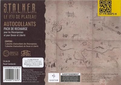 Maps & Stickers 2 (Ext. STALKER : Le Jeu de Plateau)
